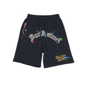 Gallery Dept Loose Fit Letter Print Shorts